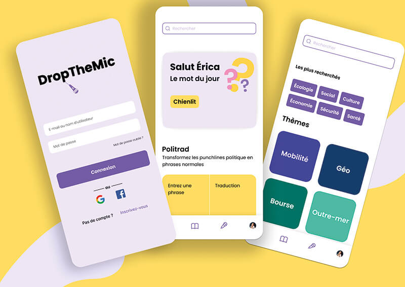 Drop The Mic Mockup moodboard