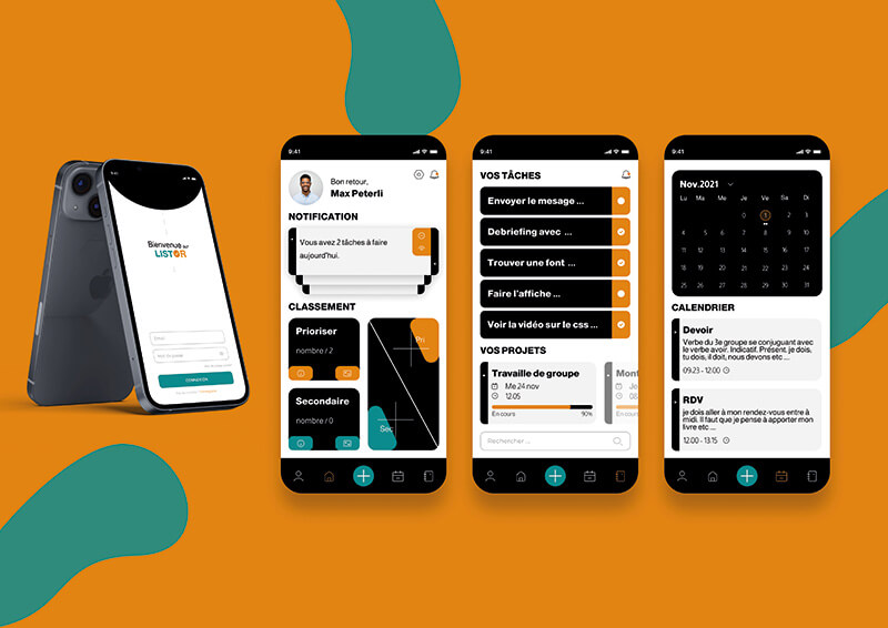To-doListApp Mockup moodboard